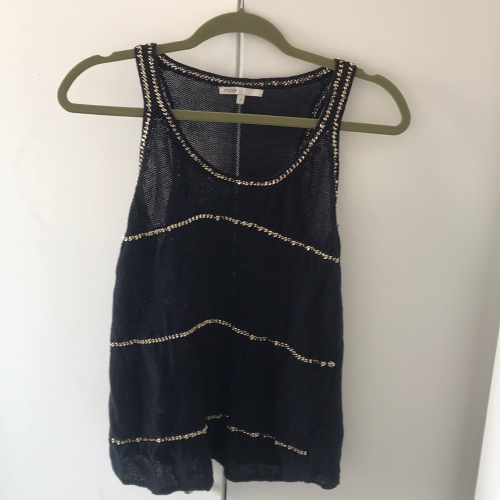 Maje Summer Cotton Blue Top size 6 US